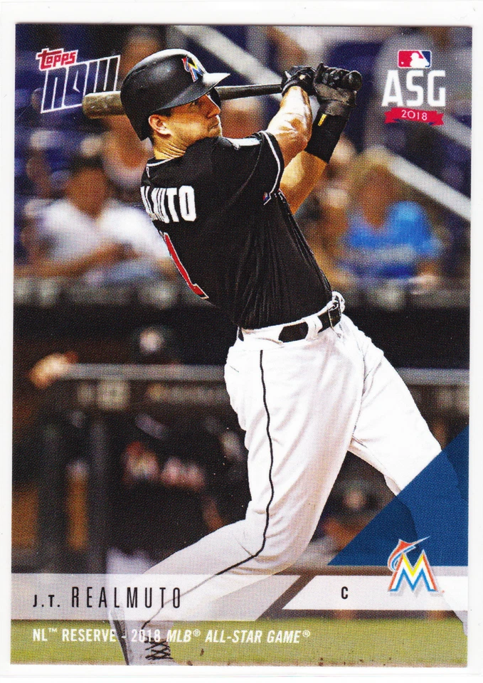 J.T. Realmuto Miami Marlins NL Reserve All-Star Game ASG 2018 Topps Now AS-18 - Image 1 of 2