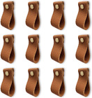 Leather Dresser Knobs, 12 Pack Knobs for Dresser Drawers, Soft Drawer Knobs Upgr