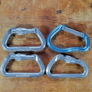 Omega Pacific Screw Lock Carabiner Set - 4 Pieces - Picture 1 of 6