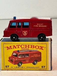 Matchbox No. 57 Land Rover Fire Truck with Original Box, Nice - Picture 1 of 19