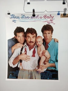 THREE MEN AND A BABY Original Theatrical Movie Poster 1987 - Picture 1 of 5
