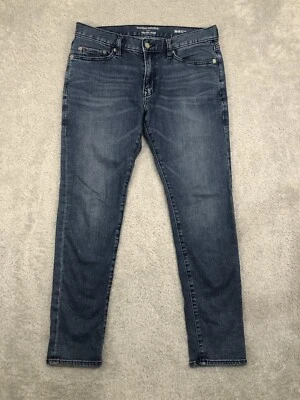 Banana Republic Travel Jeans Mens 32x30 (Tag 30x30) Skinny Fit Blue - Image 1 of 4
