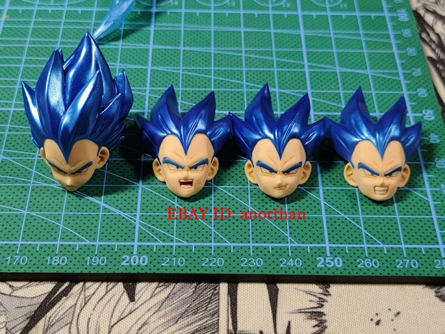 Demoniacal Fit - SS Blue Evolution headsculpt set for SHF Vegeta New Goku