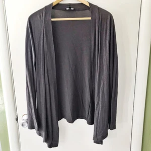 Cárdigan para mujer Express talla M gris abierto cortina frontal manga larga - Imagen 1 de 3