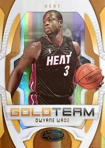 2009-10 Panini Certified Gold Team # 03/25 (JSY No.) DWYANE WADE Miami Heat RARE - Bild 1 von 2