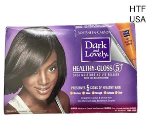 Dark And Lovely Healthy Gloss 5 Shea Moisture No-Lye Relaxer Super:Med To Coarse - Picture 1 of 1