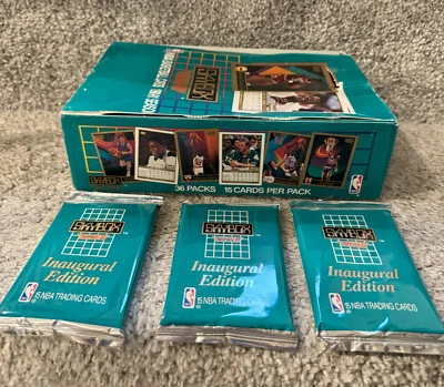 Lot of 45 Unopened Old Vintage NBA Basketball Cards in Sealed Packs NEW MJ PULLS - Image 1 of 2
