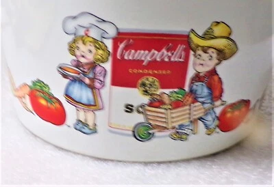 Campbells Soup Tureen '96 - Westwood Campbell Kids Tomato Soup - W/ Lid & Ladle - Image 1 of 4