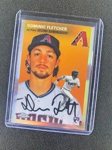 2023 Topps Chrome Platinum Dominic Fletcher Rose Gold Refractor RC /75 Dbacks - Bild 1 von 8