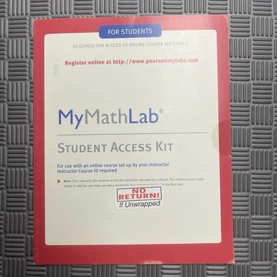 MyMathLab Student Access Code Kit 9780321199911 - Image 1 of 4
