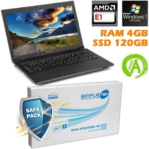 COMPUTER PORTATILE NOTEBOOK LENOVO B575E AMD 15,6" 4GB 120GB TASTIERA ITA WIN7 - Foto 1 di 6