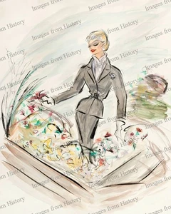 Disfraz de cabeza de Kim Novak Edith con impresión de 8x10 boceto Vertigo Paramount 1958 #VRTR - Imagen 1 de 1