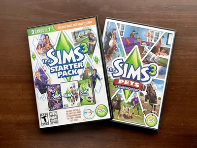 Стартовый пакет The Sims 3 и пакет расширения Pets диски для ПК - Изображение 1 из 3