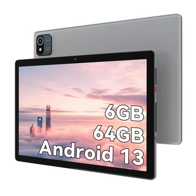 Android 13 Tablet 10.1 Inch 6GB+64GB (128GB TF) IPS WiFi 5000mAh 8-Core 2025 NEW - Image 1 of 4