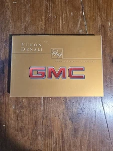 1999 GMC Yukon Denali Owners Manual Guide Original OEM Glovebox Book Only Used - Bild 1 von 2
