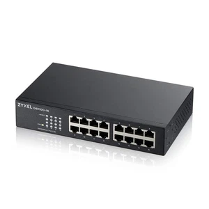Zyxel 16-Port Gigabit Ethernet Unmanaged Switch - Fanless Design  16-port v3 - Picture 1 of 4