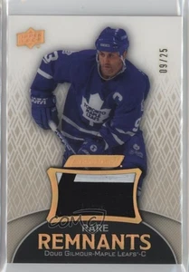 2023-24 Restos grabados en cubierta superior raros/25 Doug Gilmour #R-DG HOF - Imagen 1 de 3