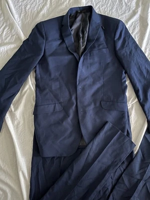Kenneth Cole Reaction 2-Piece 434 Hot Blue Suit, 38R, W31, New With Tags - Image 1 of 4