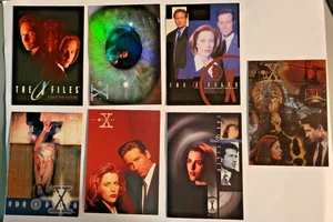 Lote 7 Tarjetas Coleccionables Promocionales Topps The X Files Varias Temporadas/Película Lote Único - Imagen 1 de 16