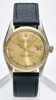 Rolex Oyster Perpetual Datejust 36mm ‘1970’ Ref 1601 Gents Vintage Watch, 2 Tone - Image 1 of 4