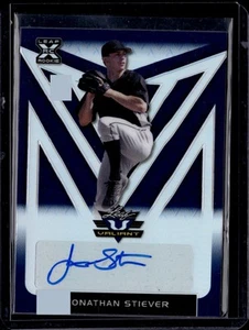 2020 Leaf Valiant Blue Jonathan Stiever #BA-JS2 Auto /50 - Picture 1 of 2