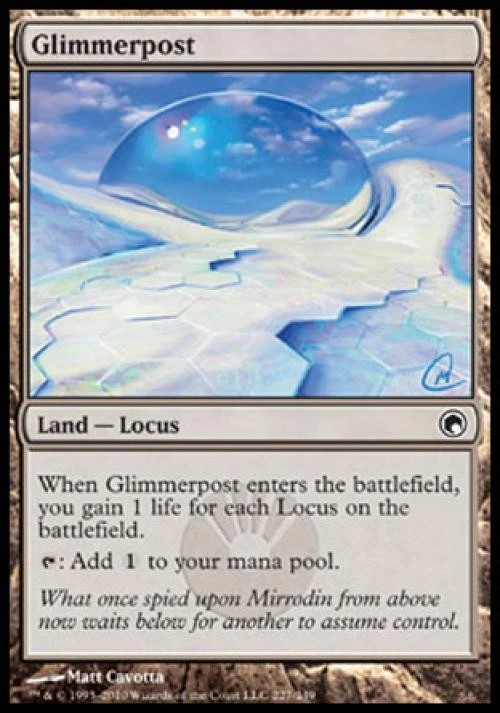 MTG English Glimmerpost NM Foil Scars of Mirrodin - Image 1 of 1