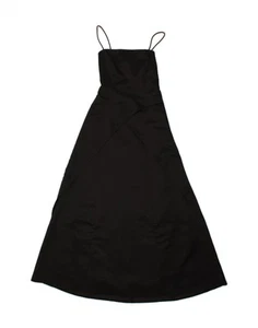 MORGAN&CO BY LINDA BERNELL Womens Maxi Slip Dress UK 5/6 XS Black CL43 - Picture 1 of 3