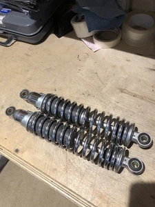 NOS 12 3/4" Vintage Motorcycle Shock Yamaha Unknown Model Rear Shocks NEW Thick - Foto 1 di 8