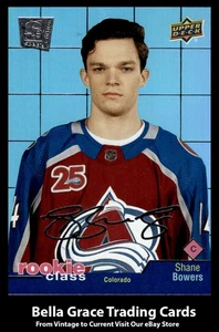 2020-21 Upper Deck Shane Bowers #RC-28 Colorado Avalanche Rookie Class SE NHL - Foto 1 di 2