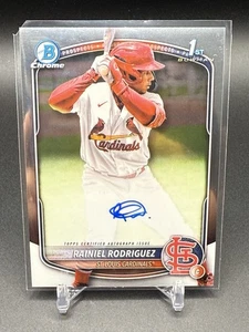 Raniel Rodriguez 2025 Bowman Chrome #CPA-RR First (1st) Chrome On-Card Autograph - Picture 1 of 10