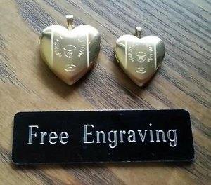 Medallón Corazón Primera Comunión Dorado GRABADO GRATIS (PERSONALIZADO) - Imagen 1 de 6