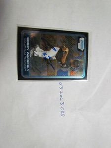 2006 Bowman Corey Wimberly signed Baseball Card