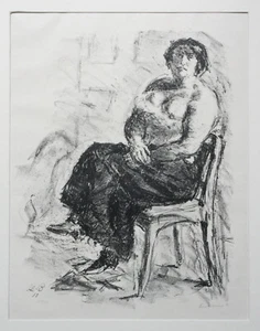 Max Beckmann museale Rarität Modell Staatliche graphische Sammlung München rar - Bild 1 von 8