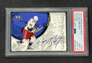 2002-03 UPPER DECK MVP WAYNE GRETZKY PROSIGN CARD #WG PSA 9 CARD PSA 10 AUTO - Picture 1 of 3
