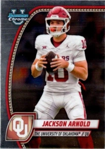 2024 BOWMAN CHROME U #80 JACKSON ARNOLD OU - Picture 1 of 2