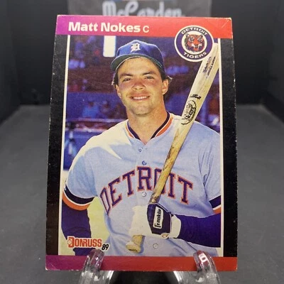 1989 Donruss Matt Nokes #116 Detroit Tigers - Image 1 of 2