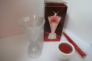 VINTAGE AVON HERZ & DIAMANTEN WANDELBARER KERZENLEUCHTER - Bild 1 von 5