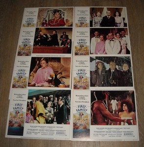 1980 FIRST FAMILY COMPLETE SET 8 NUMBERED LOBBY CARDS GILDA RADNER BOB NEWHART