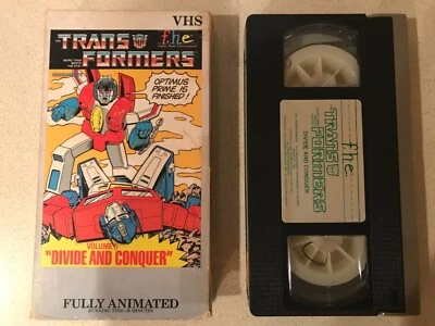 The Transformers Volume 5: “Divide and Conquer” (VHS, 1985) - Image 1 of 4
