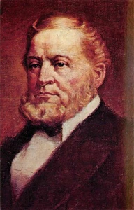 Postcard Missouri Brigham Young Portrait LDS Unposted - Picture 1 of 2