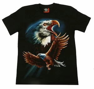T-Shirt Adler Gr. S M L XL Weißkopf-Seeadler Eagle Indianer Biker Western Rocker - Bild 1 von 2