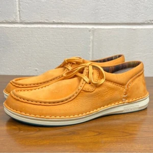 Birkenstock Pasadena Leather Tie Loafers in Pale Orange EU40 Narrow Fit 495673 - Picture 1 of 6