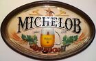 Vintage Michelob Beer Sign ~ Draught / Draft Beer  ~ No Cracks