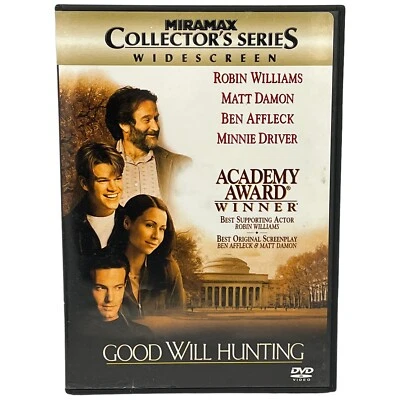 Good Will Hunting DVD '98 Collector Series Robin Williams Matt Damon Ben Affleck - Image 1 of 3
