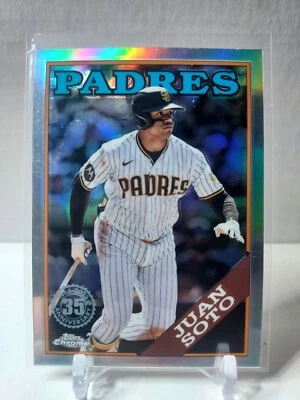 2023 Topps Chrome Update Series - 1988 Topps Baseball #88CU-3 Juan Soto Padres - Image 1 of 4