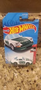 (Hot Wheels) Green/White Polizei 71 Porsche 911 - Picture 1 of 2