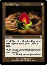WOTC MtG Odyssey Mossfire Egg (U) (Foil) EX