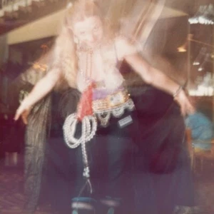 Vintage Photo Woman Cute Costume Blurry Surreal Strange Bizzare Found Snapshot - Picture 1 of 5