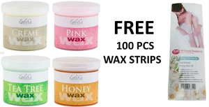epil co london hair removal wax with free 100pcs nmb wax strips