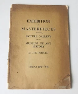 Vintage 1946 Hofburg Museum Exhibition Catalog WWII Art History Vienna Monuments - Picture 1 of 14